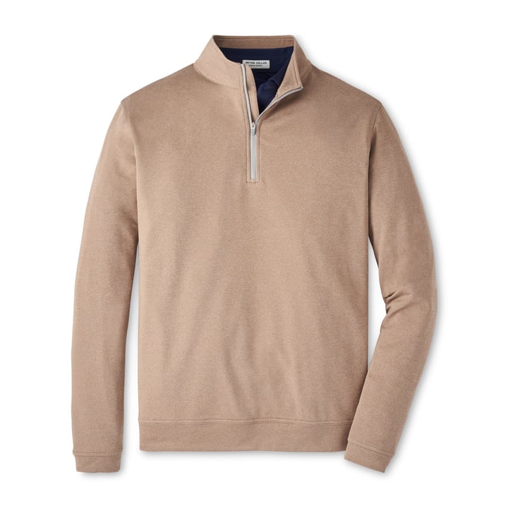 Perth Melange Performance Quarter Zip Peter Millar