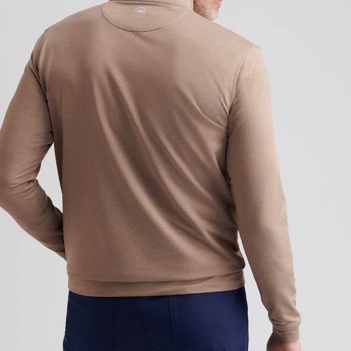 Perth Melange Performance Quarter Zip Peter Millar