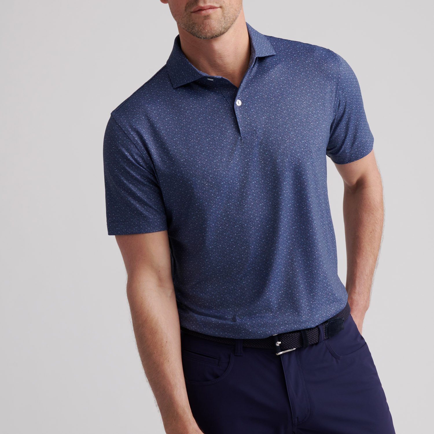 Empire Performance Jersey Polo Blå Peter Millar Empire Performance Jersey Polo Blå Peter Millar