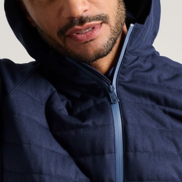 Parks Hybrid Hoodie Jacket Sininen Peter Millar