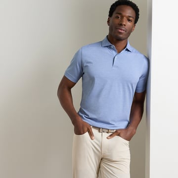 Treble Performance Jersey Polo Peter Millar