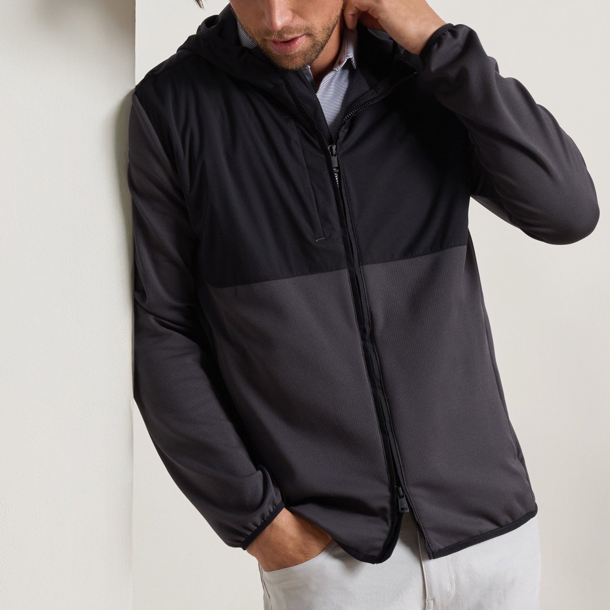 Vail Hoodie Jacket Svart Peter Millar Vail Hoodie Jacket Svart Peter Millar