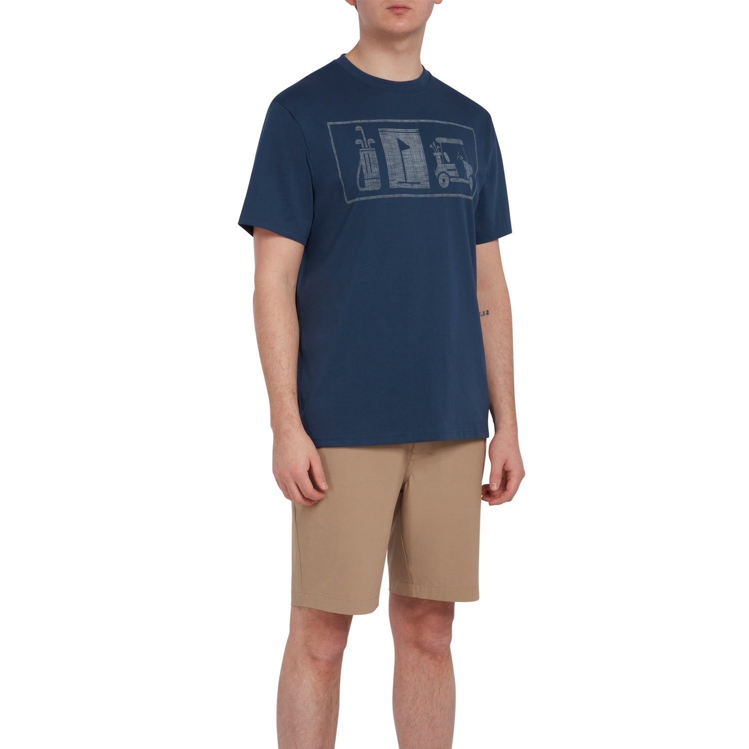 T-Shirt Graphic Crew: Bleu PGA Tour