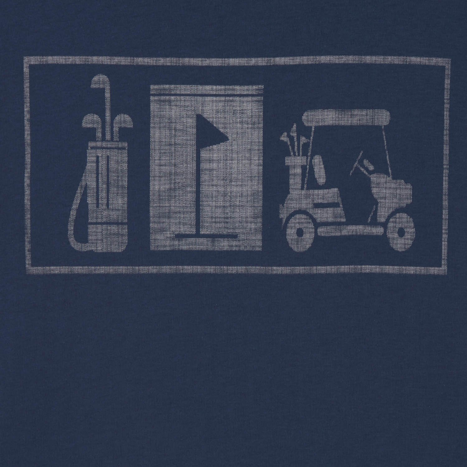 T-Shirt Graphic Crew: Bleu PGA Tour