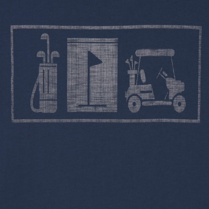 T-Shirt Graphic Crew: Blå PGA Tour T-Shirt Graphic Crew: Blå PGA Tour