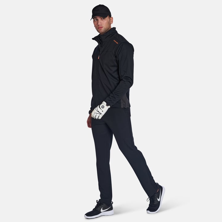 Tech Softshell Windbreaker Schwarz Bogeys & Birdies