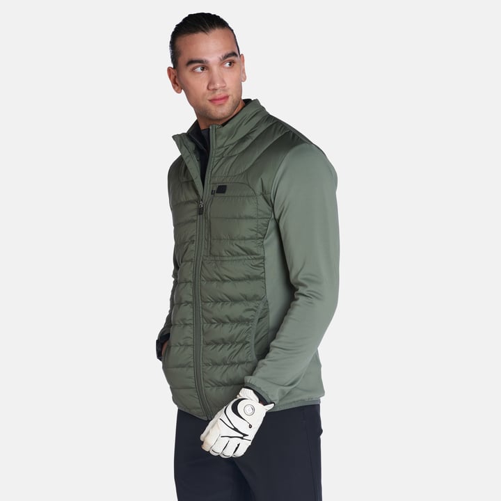 M Hybrid Padded Jacket Grøn Bogeys & Birdies