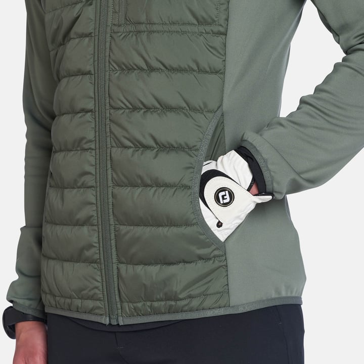 M Hybrid Padded Jacket Grøn Bogeys & Birdies
