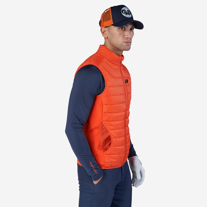 M Hybrid Padded Vest Orange Bogeys & Birdies