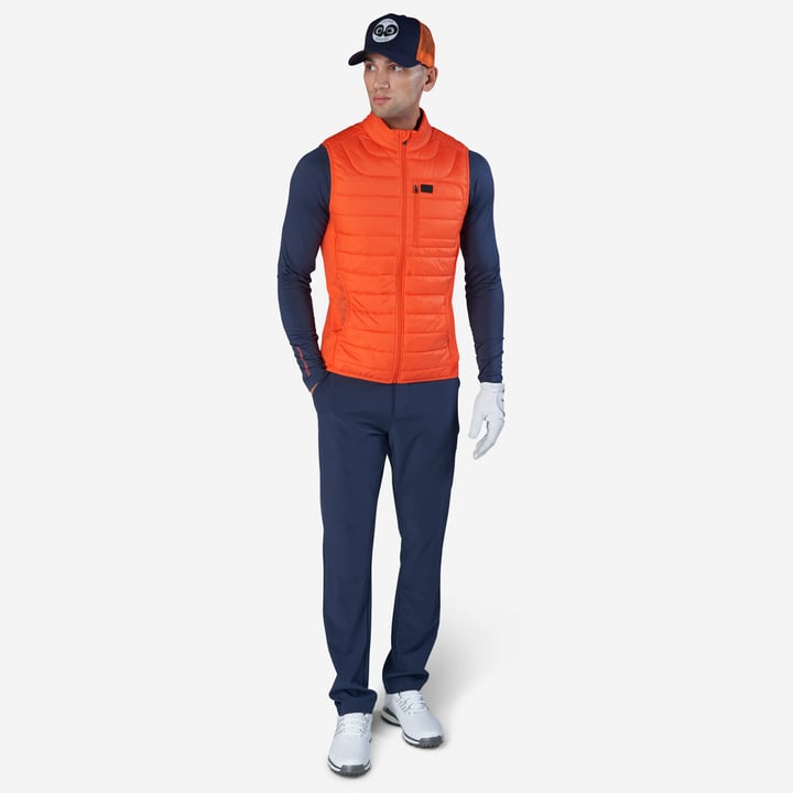 M Hybrid Padded Vest Orange Bogeys & Birdies