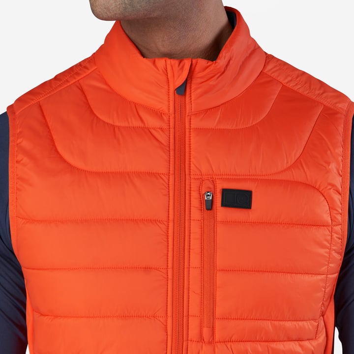 M Hybrid Padded Vest Orange Bogeys & Birdies