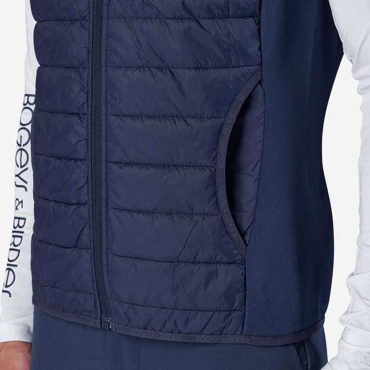 M Hybrid Padded Vest Blau Bogeys & Birdies