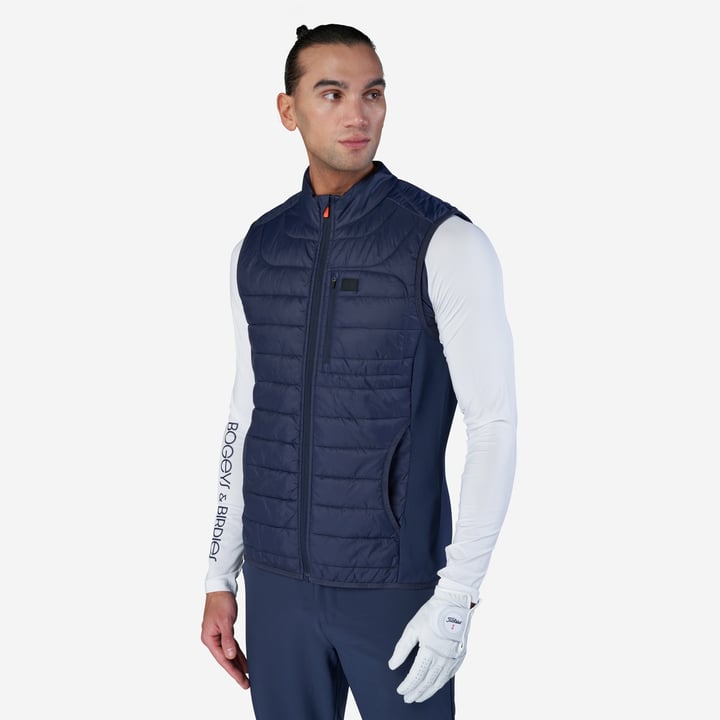 M Hybrid Padded Vest Blau Bogeys & Birdies