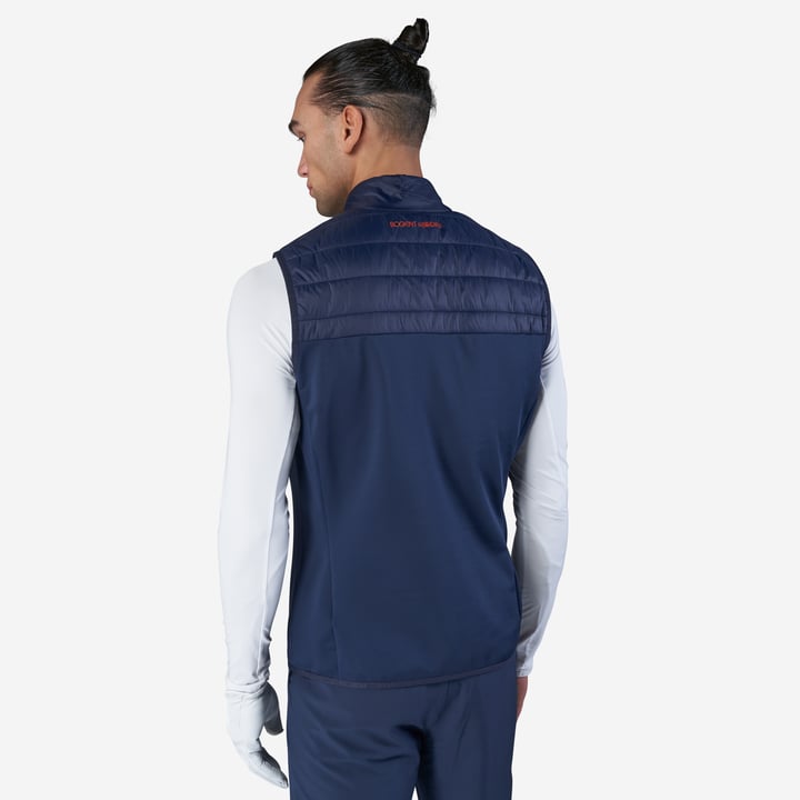 M Hybrid Padded Vest Blau Bogeys & Birdies