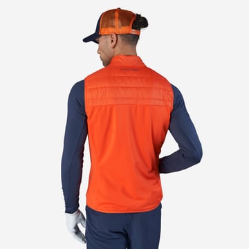 M Hybrid Padded Vest Orange Bogeys & Birdies