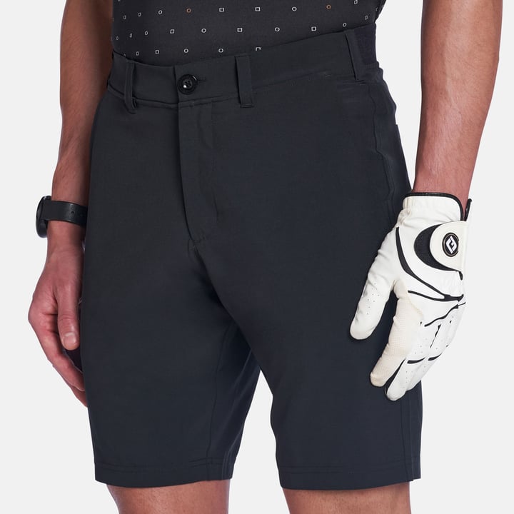 M 4-Way Stretch Short Svart Bogeys & Birdies