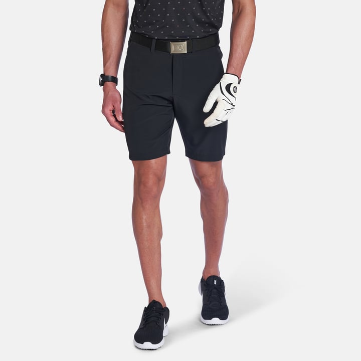 M 4-Way Stretch Short Svart Bogeys & Birdies