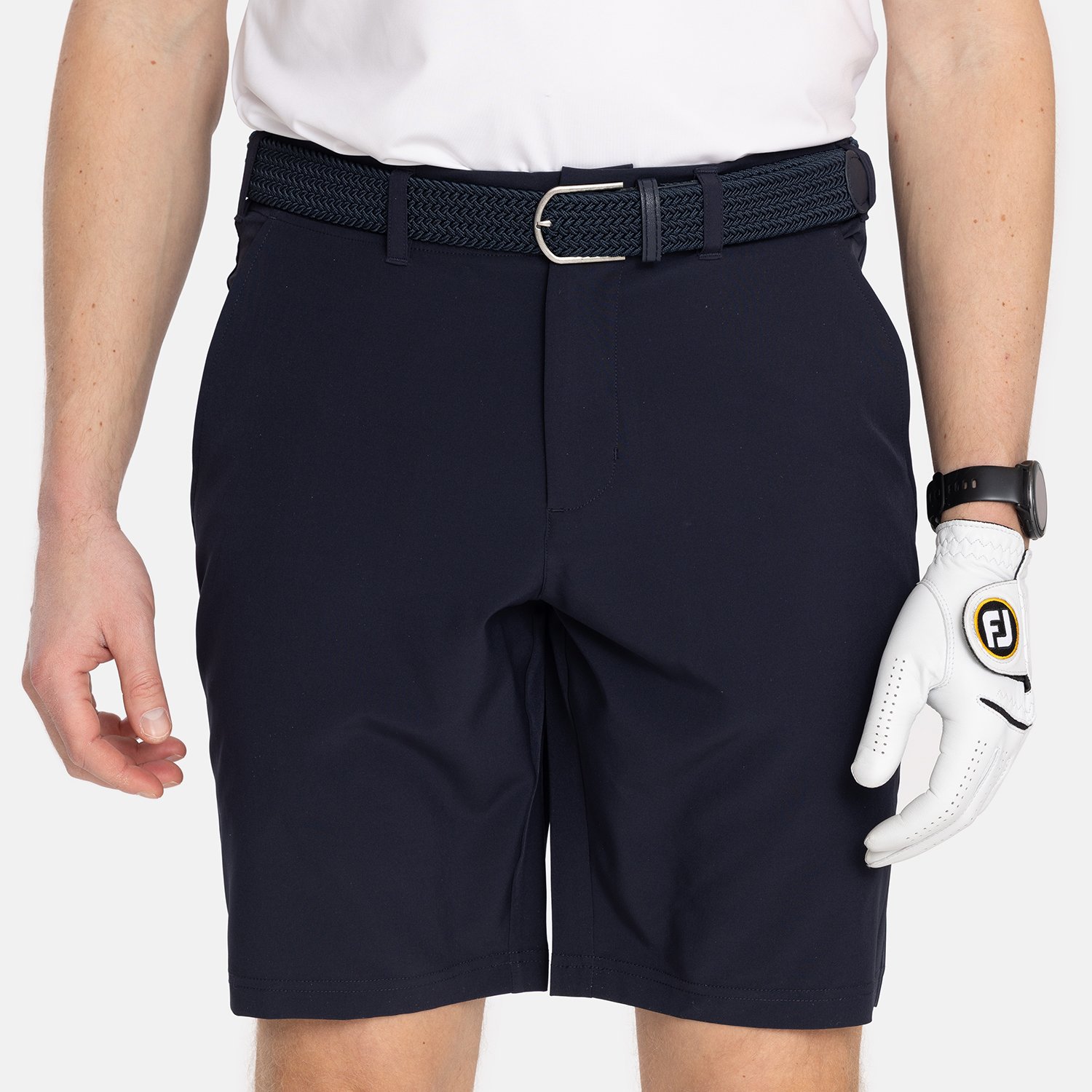M 4-Way Stretch Short Blå Bogeys & Birdies