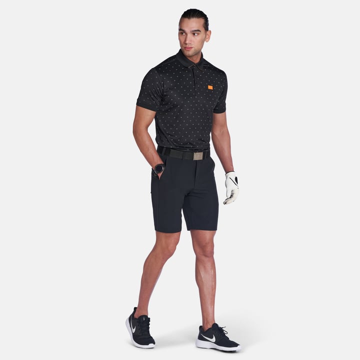 M 4-Way Stretch Short Svart Bogeys & Birdies