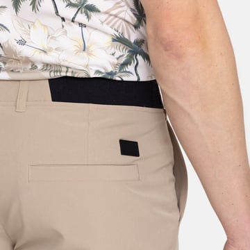 M 4-Way Stretch Short Beige Bogeys & Birdies