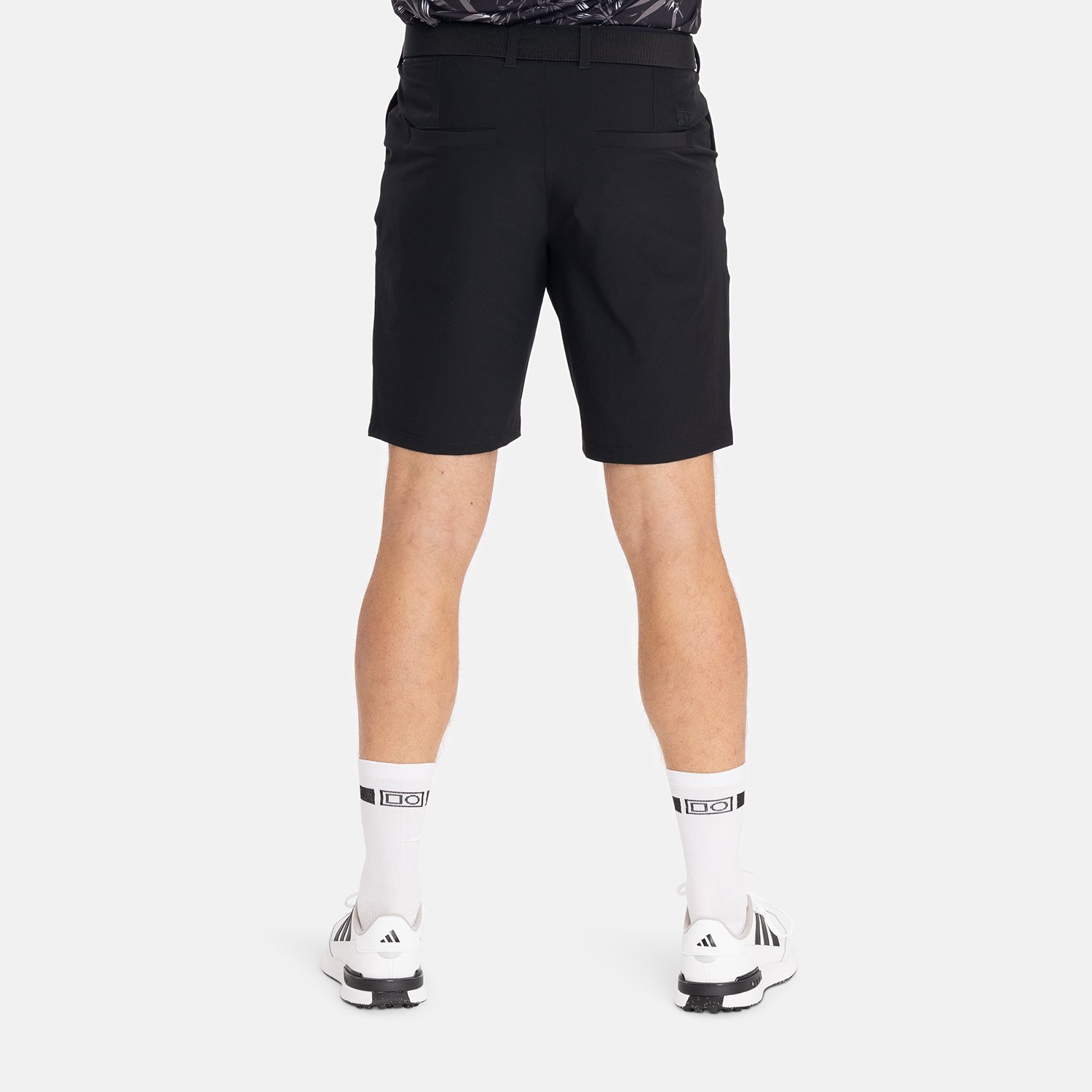 M 4-Way Stretch Short Musta Bogeys & Birdies