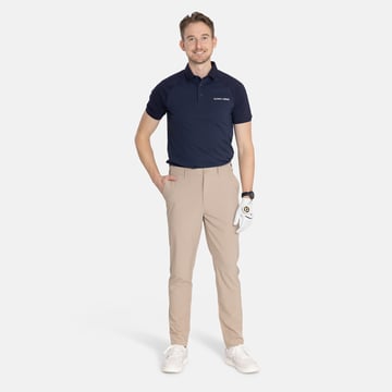 M 4-Way Stretch Pant Beige Bogeys & Birdies