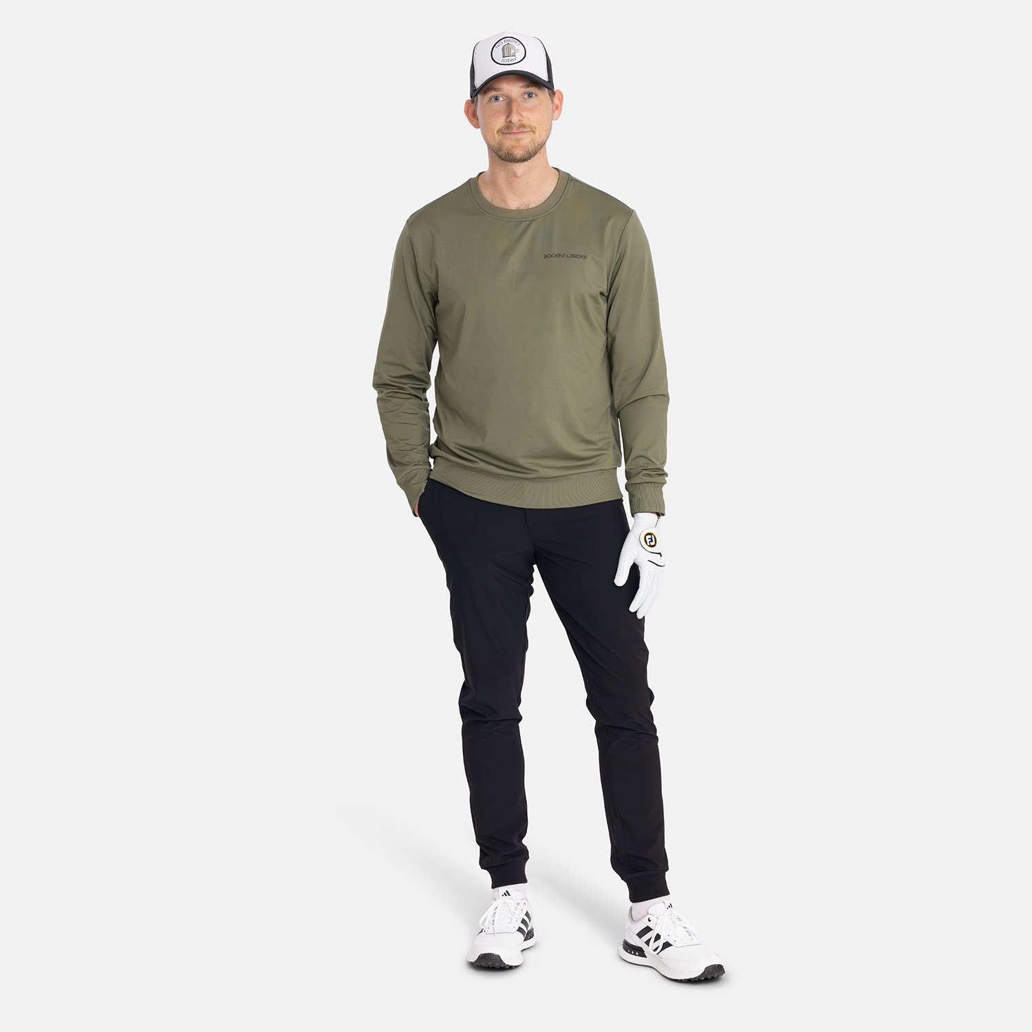 M 4-Way Stretch Jogger Schwarz Bogeys & Birdies