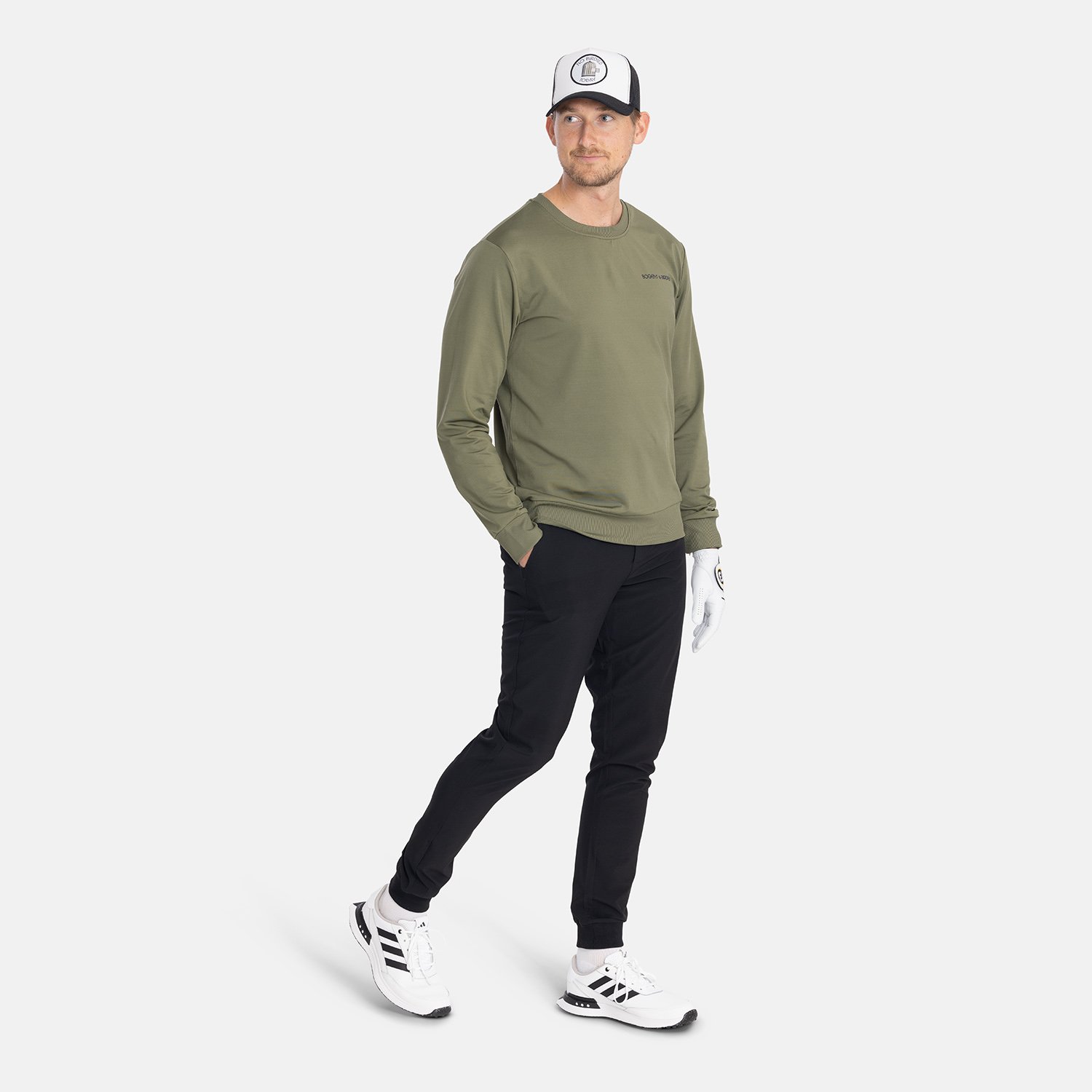 M 4-Way Stretch Jogger Schwarz Bogeys & Birdies
