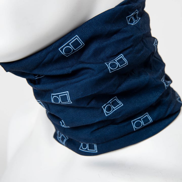 Neckwarmer Tube Blå Hvid Bogeys & Birdies Neckwarmer Tube Blå Hvid Bogeys & Birdies