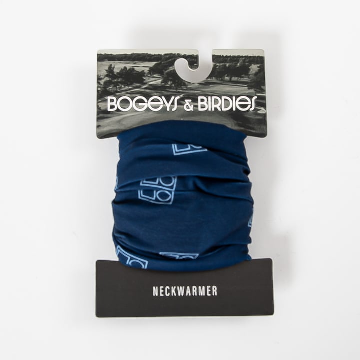 Neckwarmer Tube Blå Hvid Bogeys & Birdies Neckwarmer Tube Blå Hvid Bogeys & Birdies