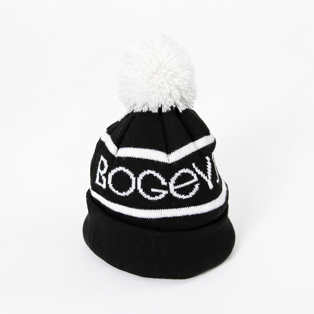 Bobble Hat Schwarz Weiß