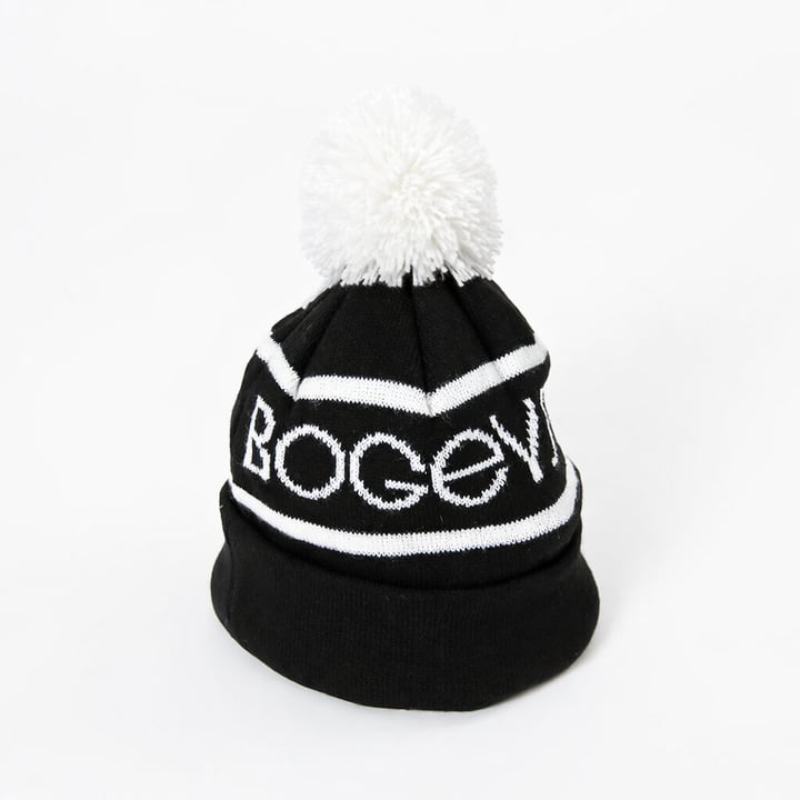 Bobble Hat Le noir Blanche Bogeys & Birdies