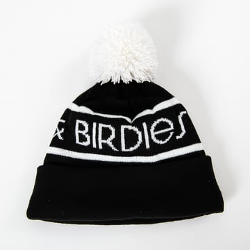 Bobble Hat Le noir Blanche Bogeys & Birdies
