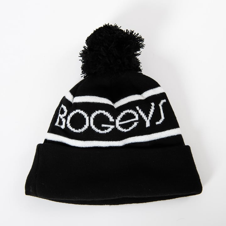 Bobble Hat Svart Vit Bogeys & Birdies Bobble Hat Svart Vit Bogeys & Birdies