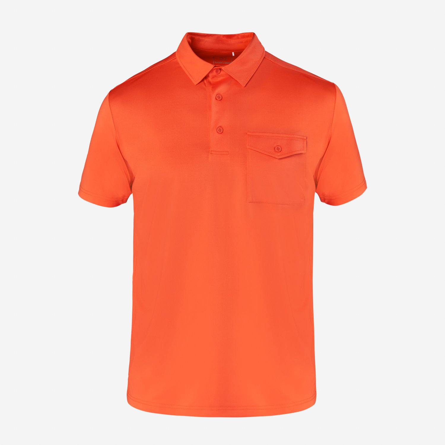 M Tech Pocket Pique Orange