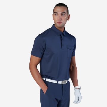 M Tech Pocket Pique Blau Bogeys & Birdies