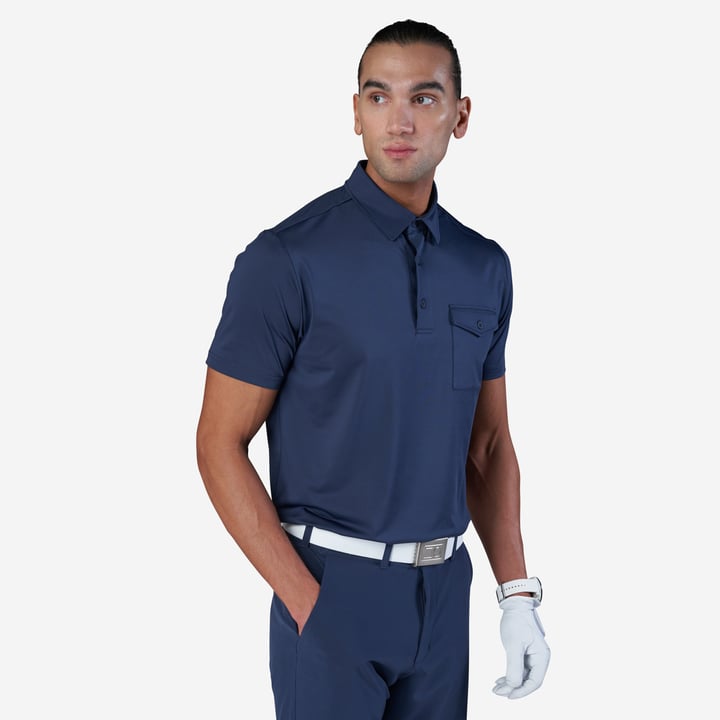 M Tech Pocket Pique Blau Bogeys & Birdies