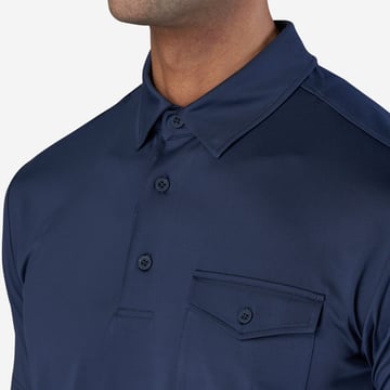 M Tech Pocket Pique Blau Bogeys & Birdies