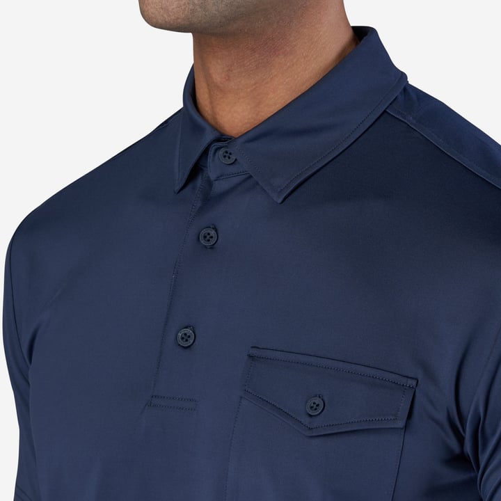 M Tech Pocket Pique Blau Bogeys & Birdies