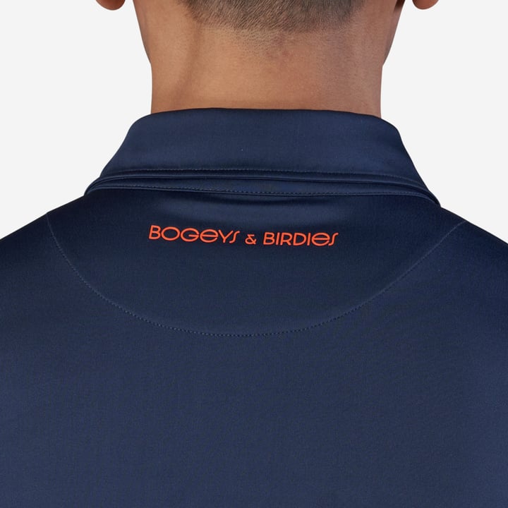 M Tech Pocket Pique Blau Bogeys & Birdies