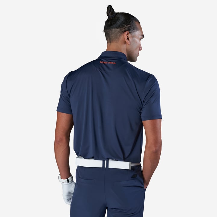 M Tech Pocket Pique Blau Bogeys & Birdies