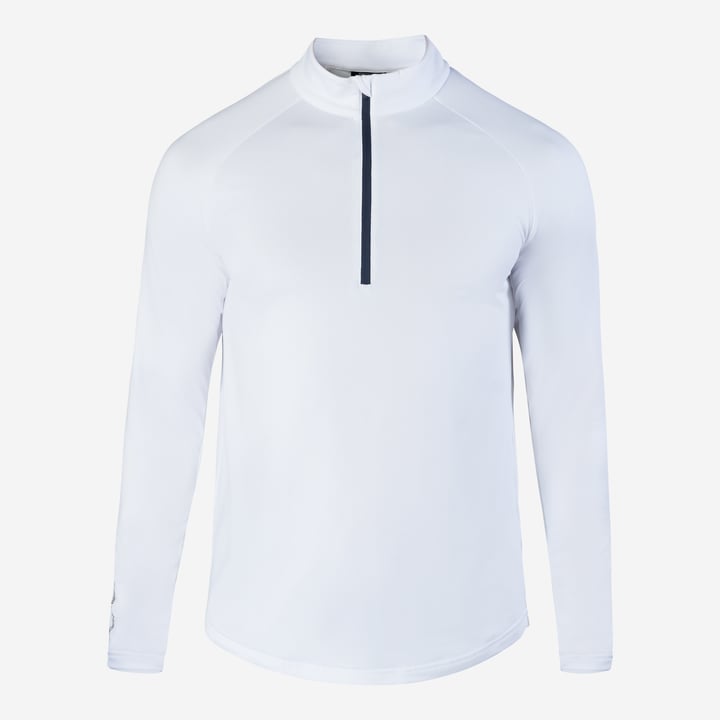 M Mid Layer LS Zip Hvid Bogeys & Birdies
