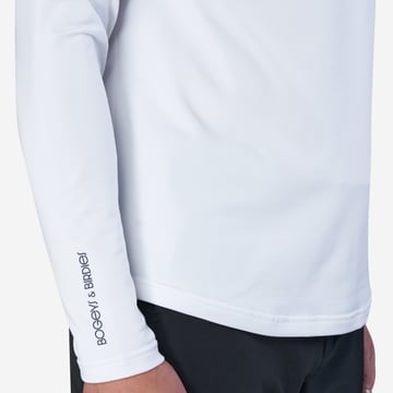 M Mid Layer LS Zip Hvid Bogeys & Birdies
