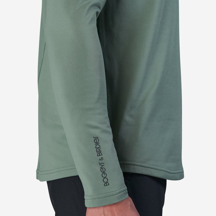 M Mid Layer LS Zip Grön Bogeys & Birdies