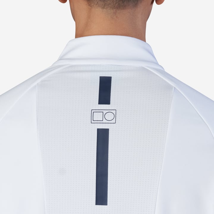 M Mid Layer LS Zip Hvid Bogeys & Birdies