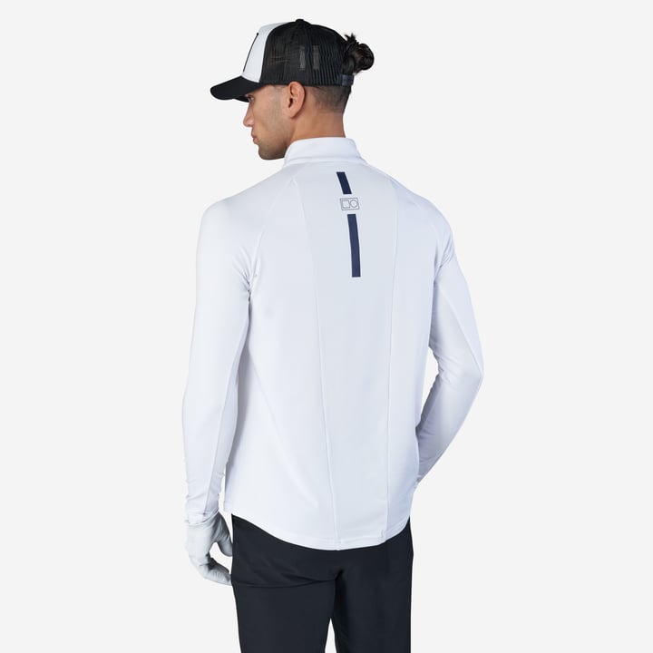 M Mid Layer LS Zip Hvid Bogeys & Birdies