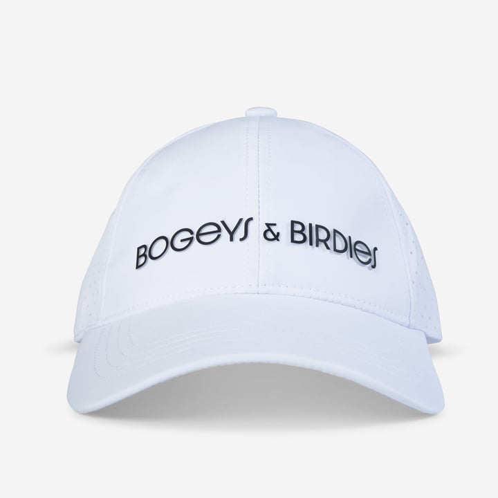 Tech Cap 3D Hvid Bogeys & Birdies