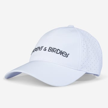 Tech Cap 3D Hvit Bogeys & Birdies