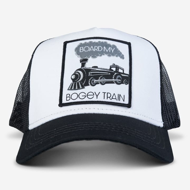 Trucker Join My Bogey Train Sort Hvid Bogeys & Birdies