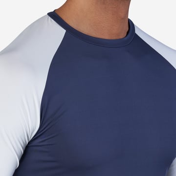 M First Layer LS Tee Blå Hvid Bogeys & Birdies